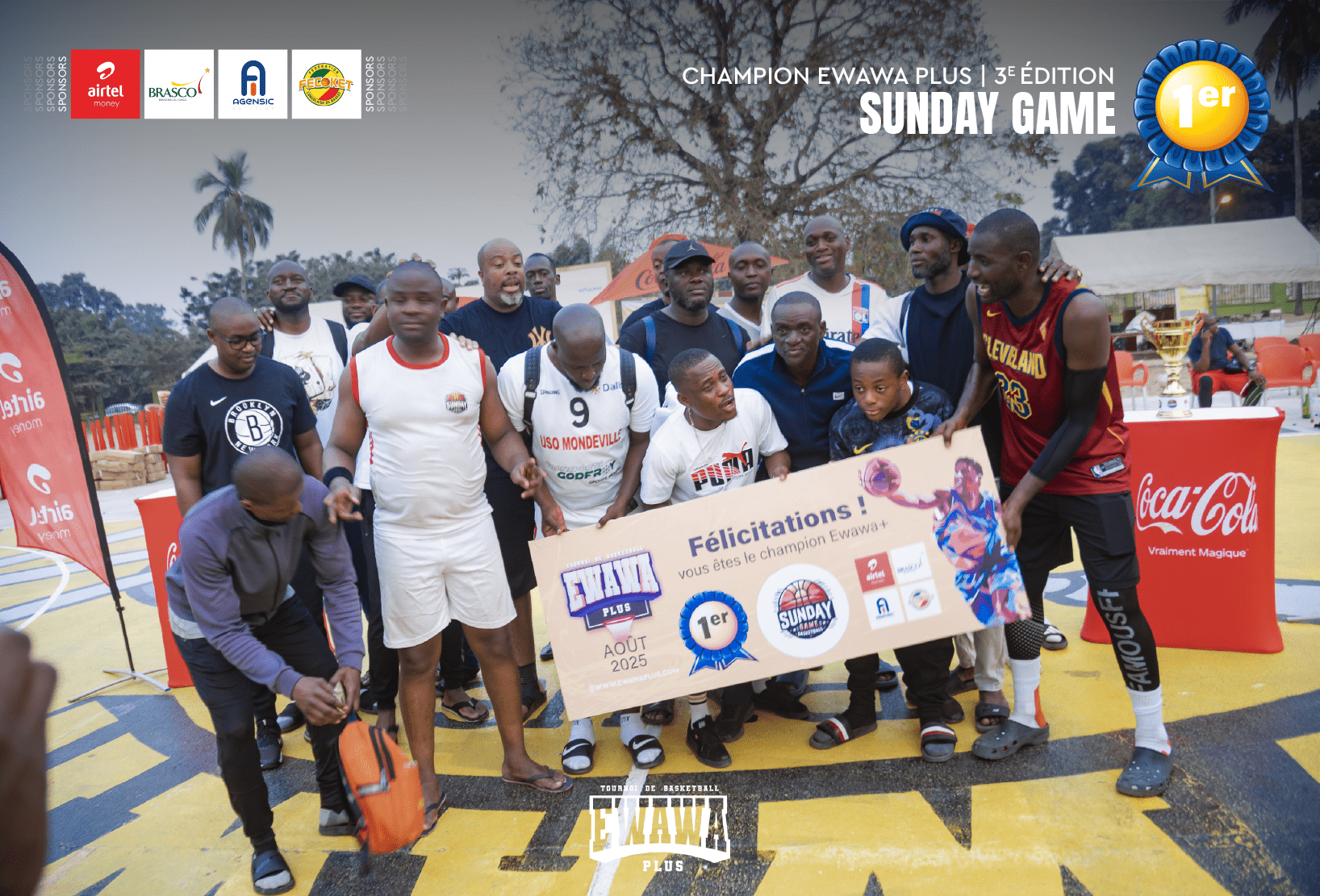 Ewawa Plus Aout 2025 : Sunday Game champion back-to-back